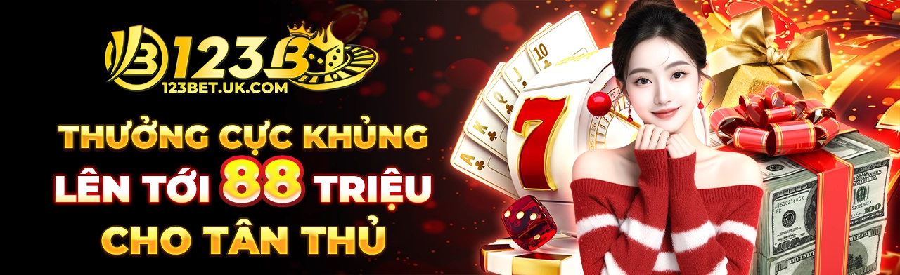123betvip.pro thưởng cực khủng lên tới 88 triệu cho tân thủ